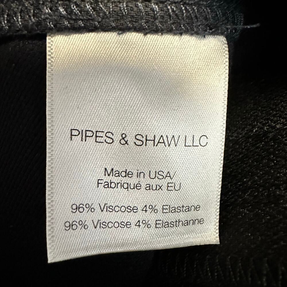 Veronica Beard Ash Seamed Skinny Pants Navy Blue Zippers Women's Size 4 Workwear - Picture 8 of 9